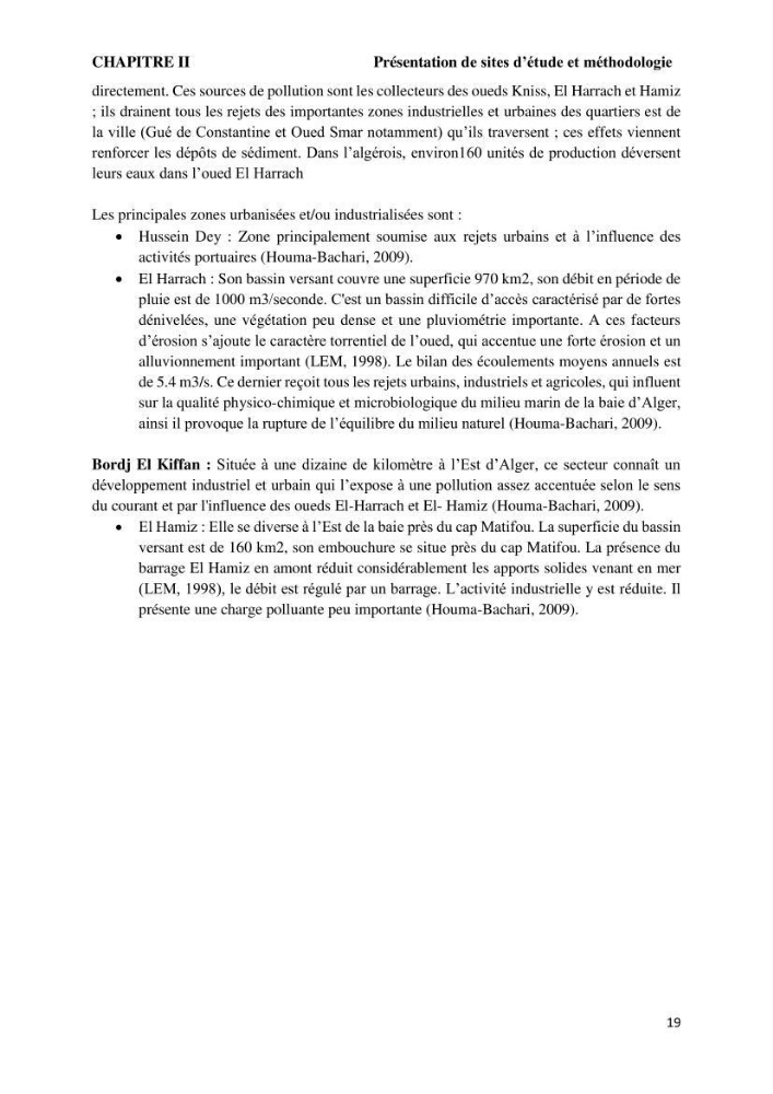Caractérisation des biocenoces benthiques des côtes Algériennes: évolution et suivi