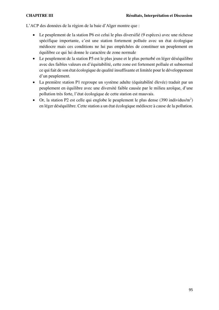 Caractérisation des biocenoces benthiques des côtes Algériennes: évolution et suivi