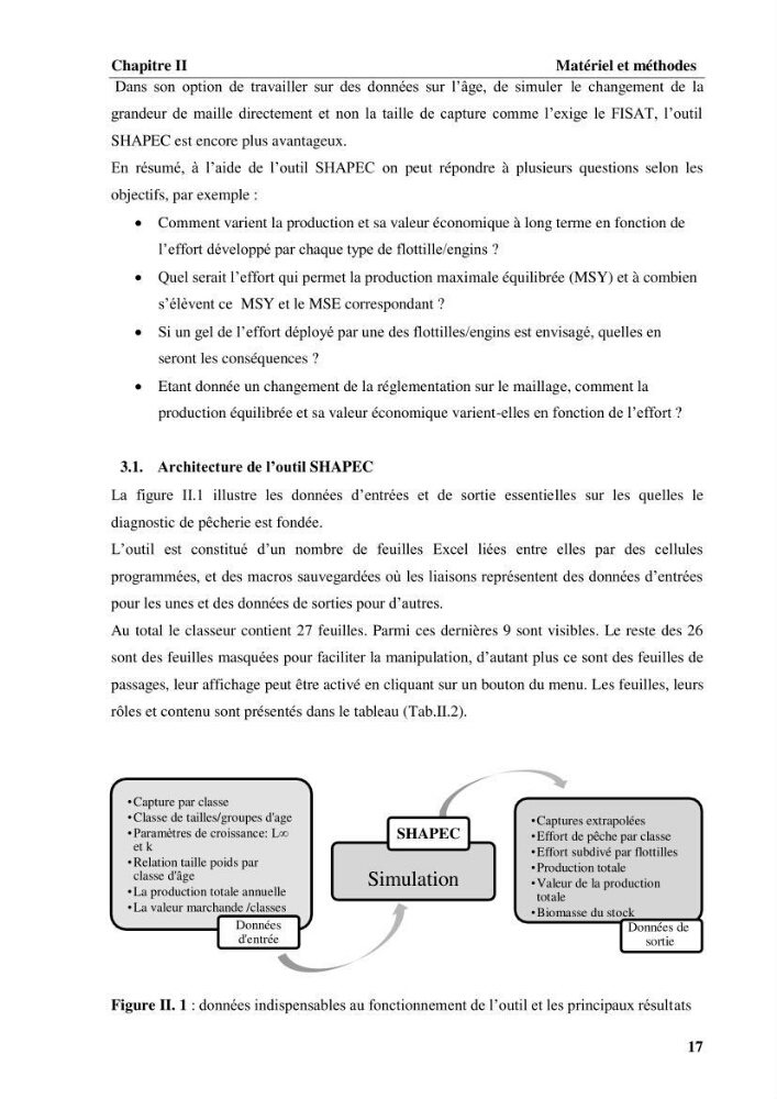 Elaboration d’un outil de simulation pour l’évaluation et de la gestion des pêcheries mixtes multi-flottille