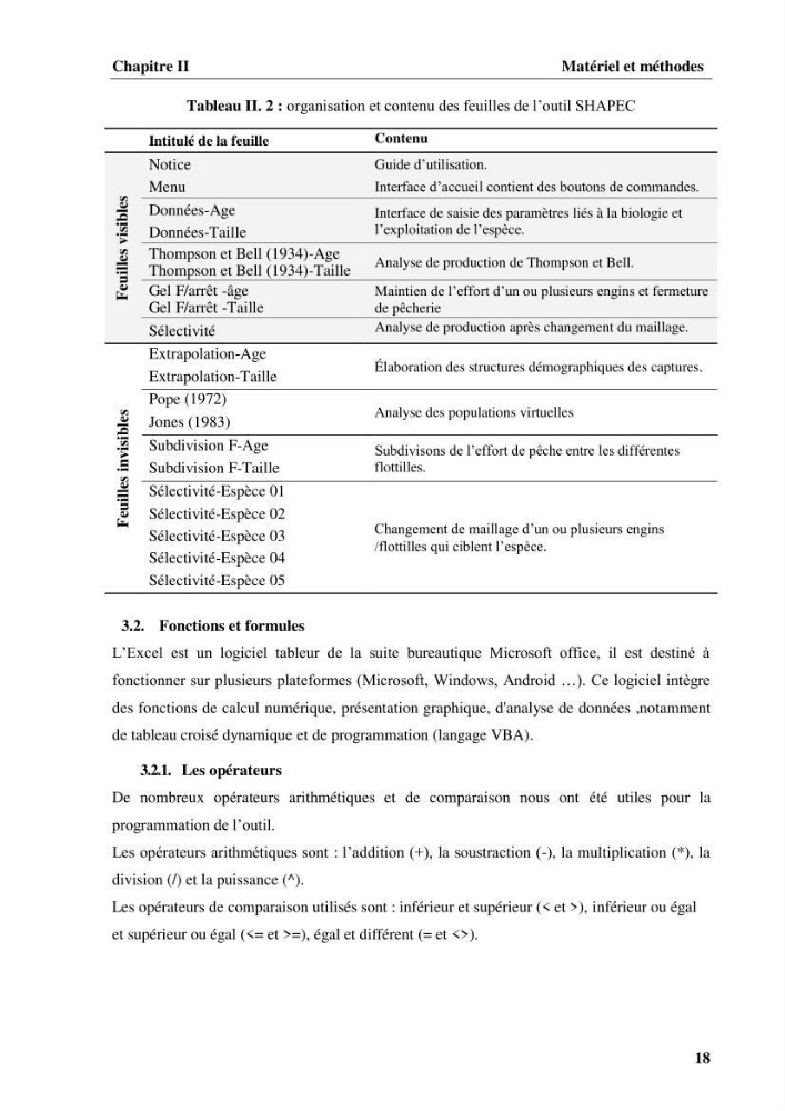 Elaboration d’un outil de simulation pour l’évaluation et de la gestion des pêcheries mixtes multi-flottille