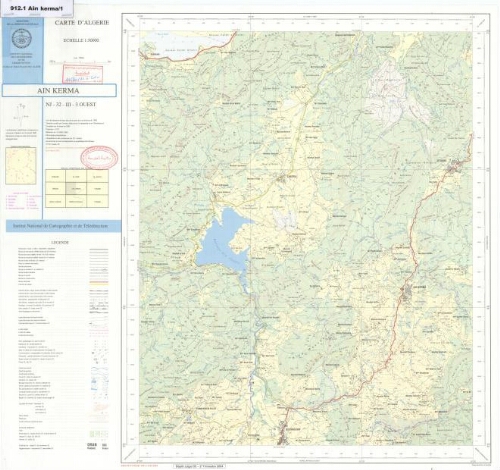 Ain Kerma: NJ-32-III-3 OUEST Ain Kerma: NJ-32-III-3 OUEST