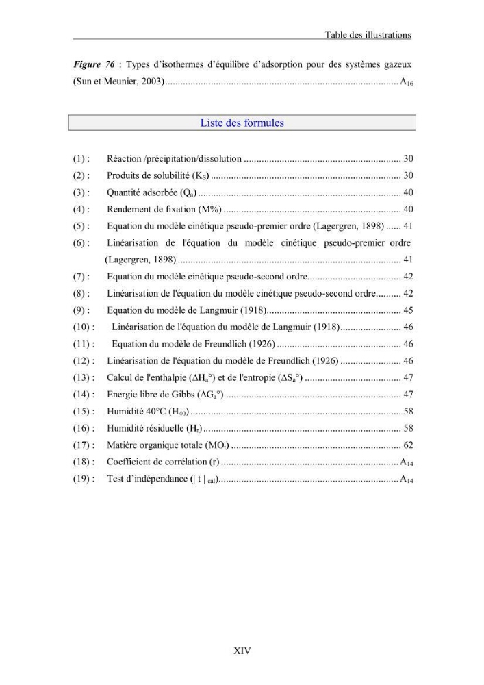 Etude du comportement des métaux lourds Pb, Zn, Cu et Cd en surface d\'une matrice de type sédiment