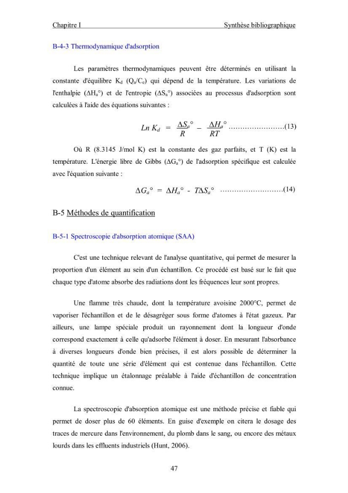 Etude du comportement des métaux lourds Pb, Zn, Cu et Cd en surface d\'une matrice de type sédiment