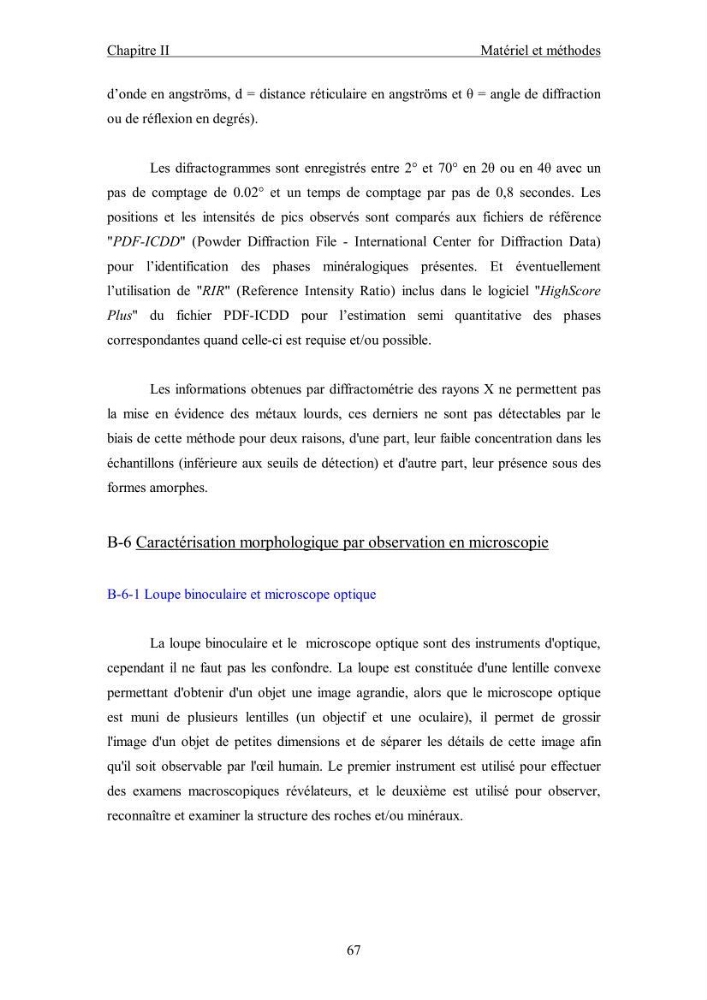 Etude du comportement des métaux lourds Pb, Zn, Cu et Cd en surface d\'une matrice de type sédiment