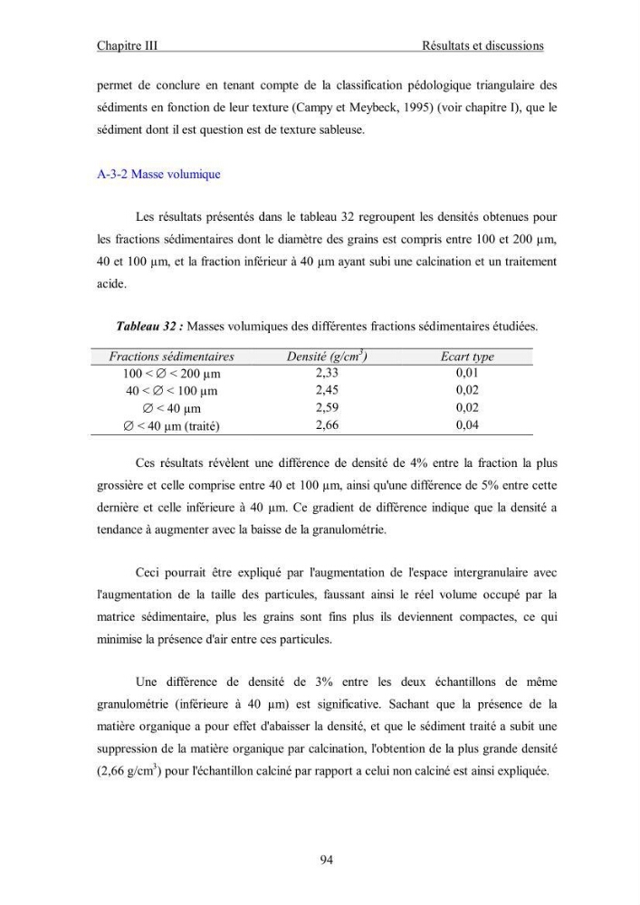 Etude du comportement des métaux lourds Pb, Zn, Cu et Cd en surface d\'une matrice de type sédiment