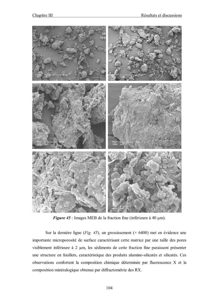 Etude du comportement des métaux lourds Pb, Zn, Cu et Cd en surface d\'une matrice de type sédiment