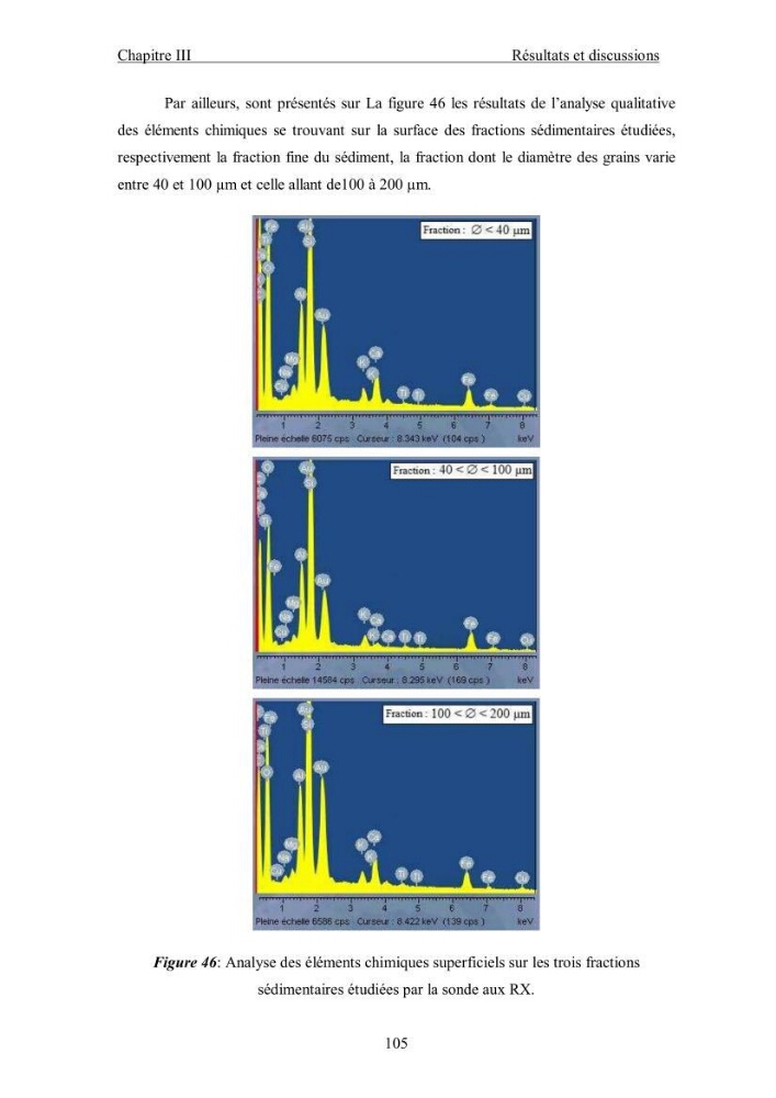 Etude du comportement des métaux lourds Pb, Zn, Cu et Cd en surface d\'une matrice de type sédiment