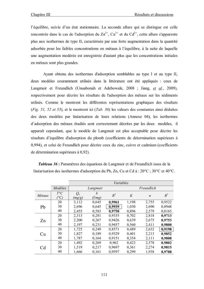 Etude du comportement des métaux lourds Pb, Zn, Cu et Cd en surface d\'une matrice de type sédiment