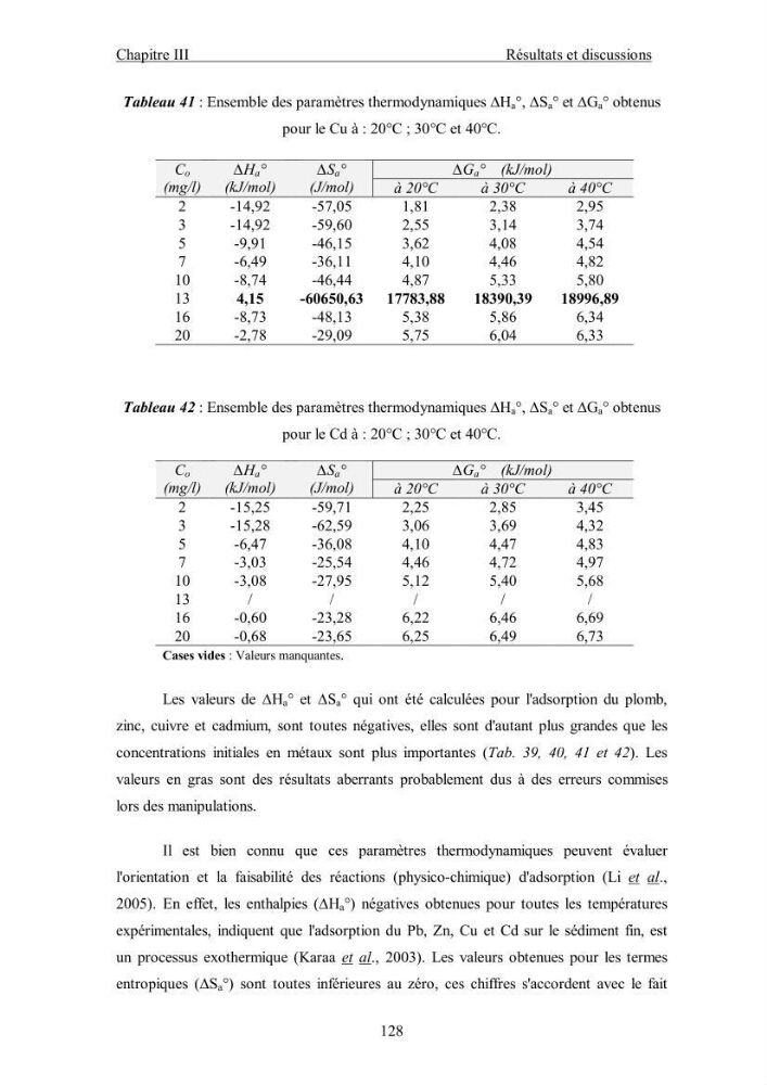 Etude du comportement des métaux lourds Pb, Zn, Cu et Cd en surface d\'une matrice de type sédiment