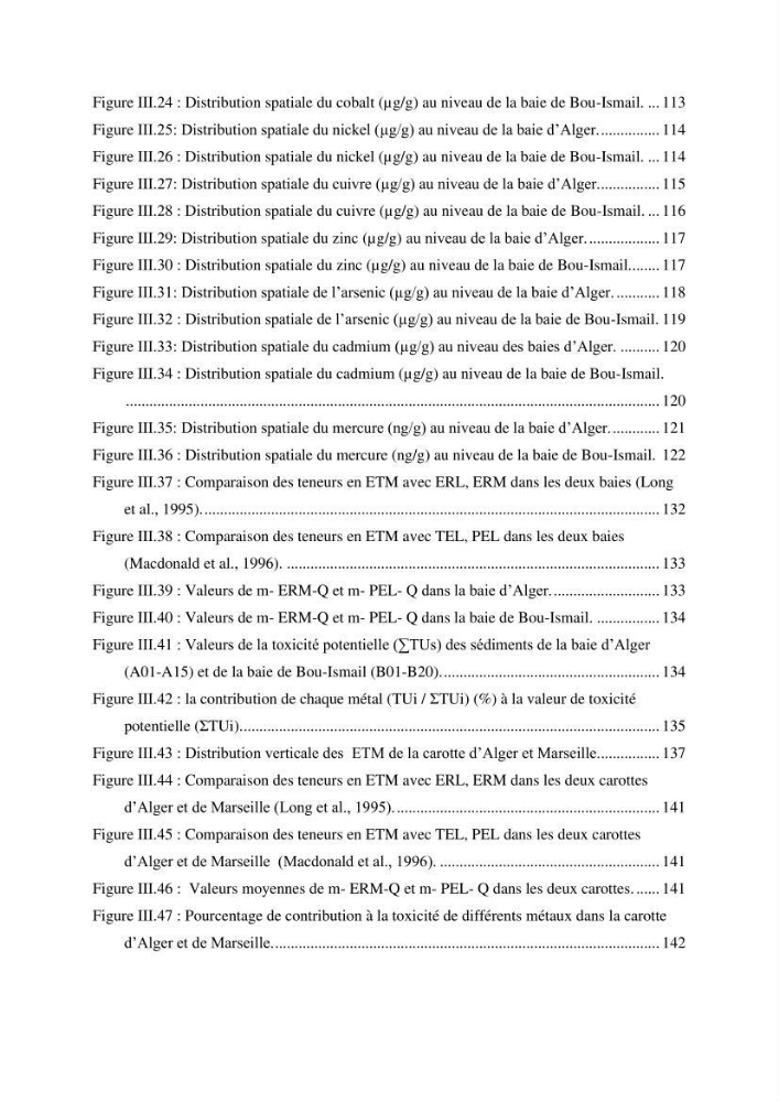Apports et accumulation des métaux traces dans les sédiments des baies d’Alger et de Marseille