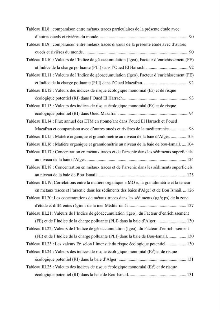 Apports et accumulation des métaux traces dans les sédiments des baies d’Alger et de Marseille