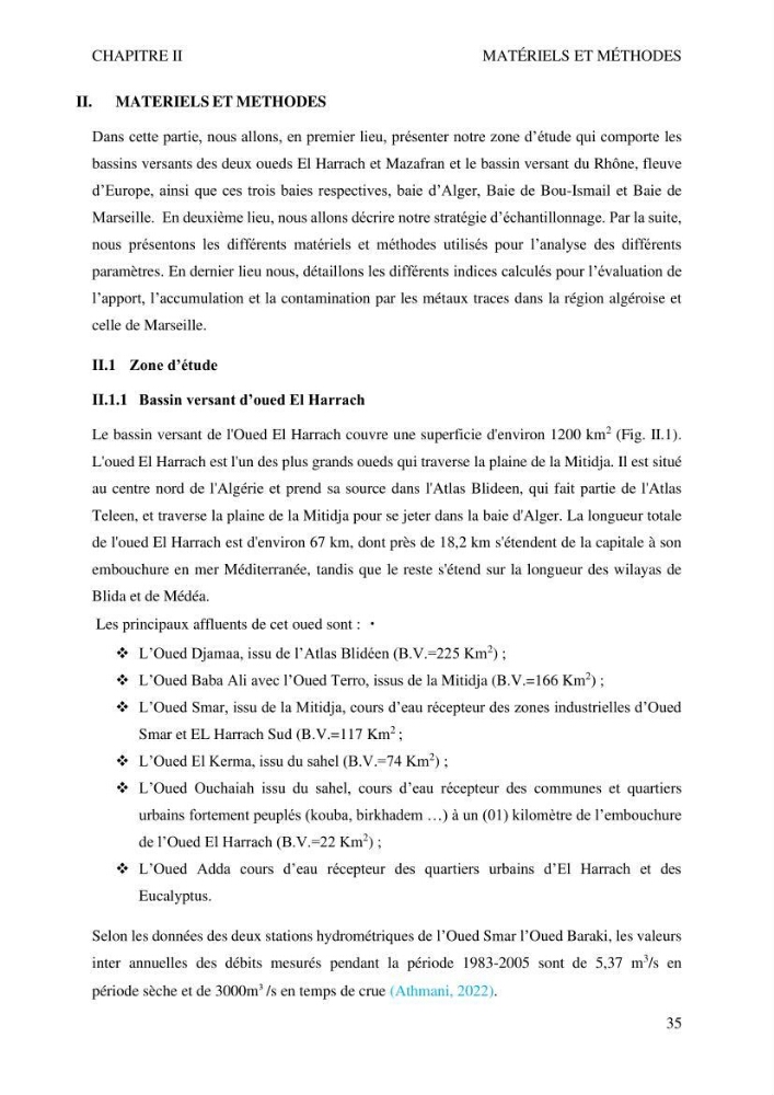 Apports et accumulation des métaux traces dans les sédiments des baies d’Alger et de Marseille