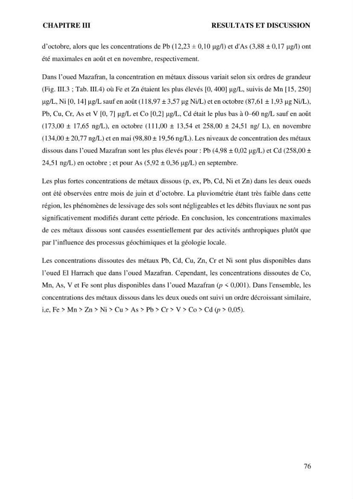 Apports et accumulation des métaux traces dans les sédiments des baies d’Alger et de Marseille