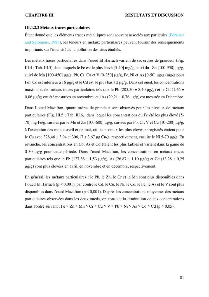 Apports et accumulation des métaux traces dans les sédiments des baies d’Alger et de Marseille