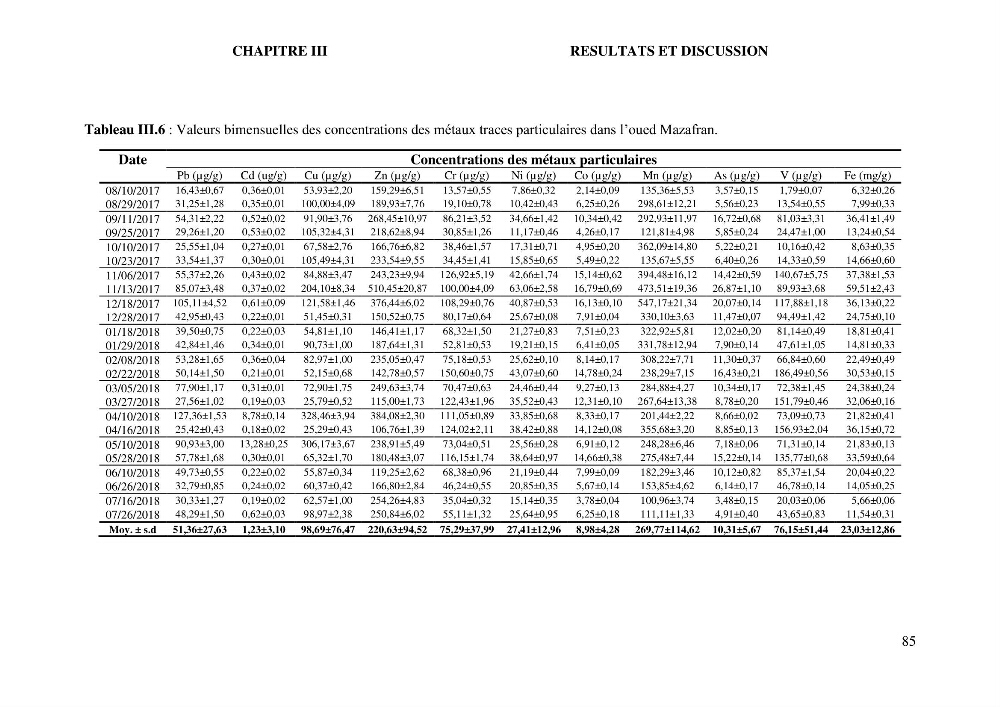 Apports et accumulation des métaux traces dans les sédiments des baies d’Alger et de Marseille