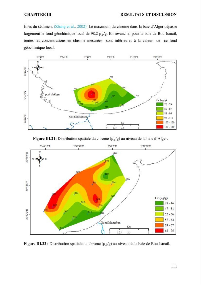 Apports et accumulation des métaux traces dans les sédiments des baies d’Alger et de Marseille