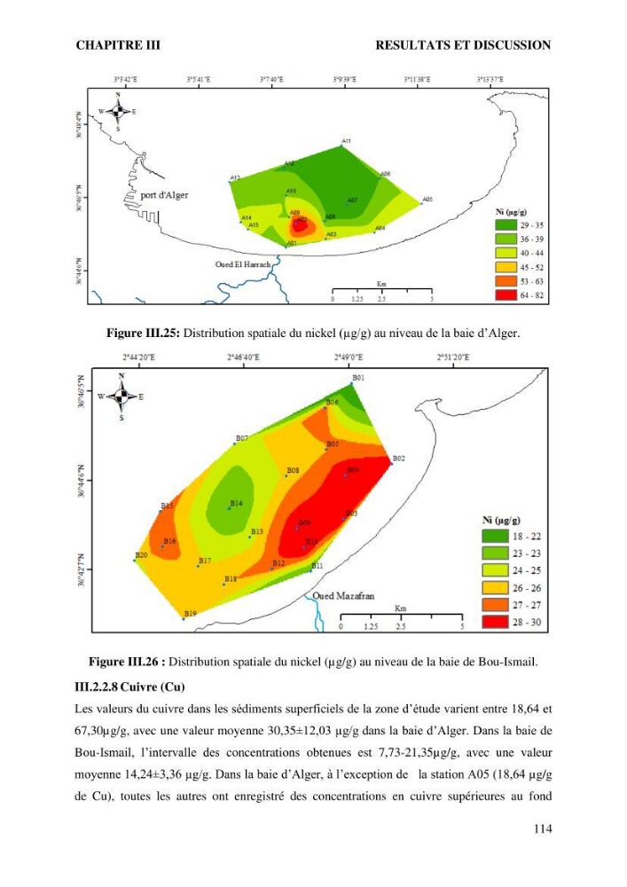 Apports et accumulation des métaux traces dans les sédiments des baies d’Alger et de Marseille