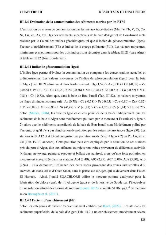 Apports et accumulation des métaux traces dans les sédiments des baies d’Alger et de Marseille