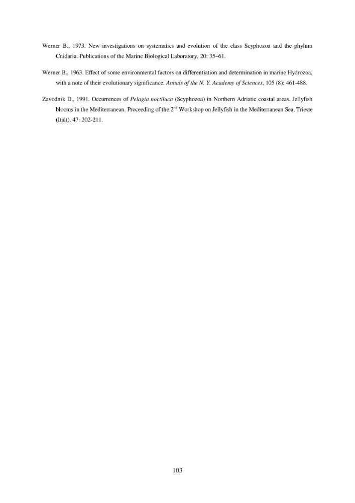 Peuplement de meduses des côtes Algeriennes
