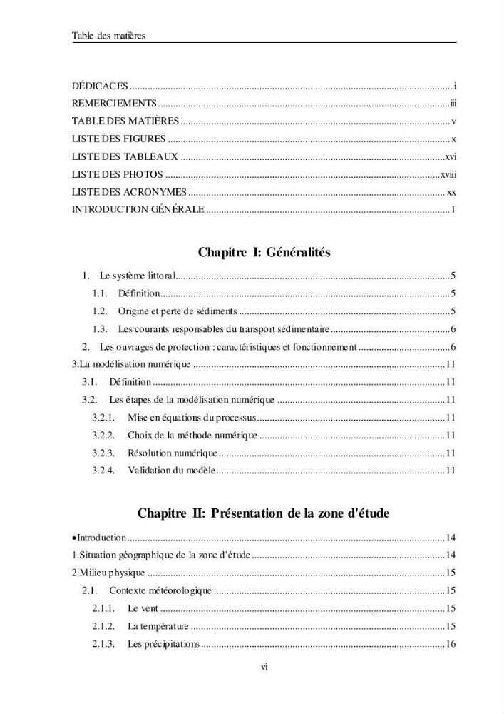 Impacts de l\'implantation des ouvrages de protection sur frange côtière de Bordj El Kiiffan