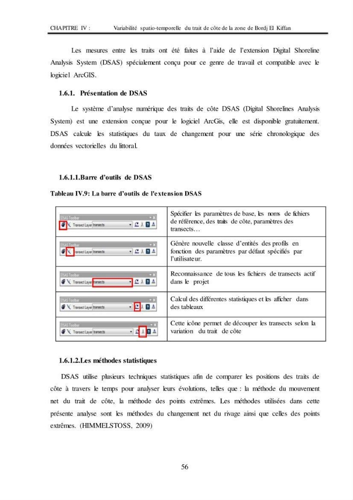Impacts de l\'implantation des ouvrages de protection sur frange côtière de Bordj El Kiiffan