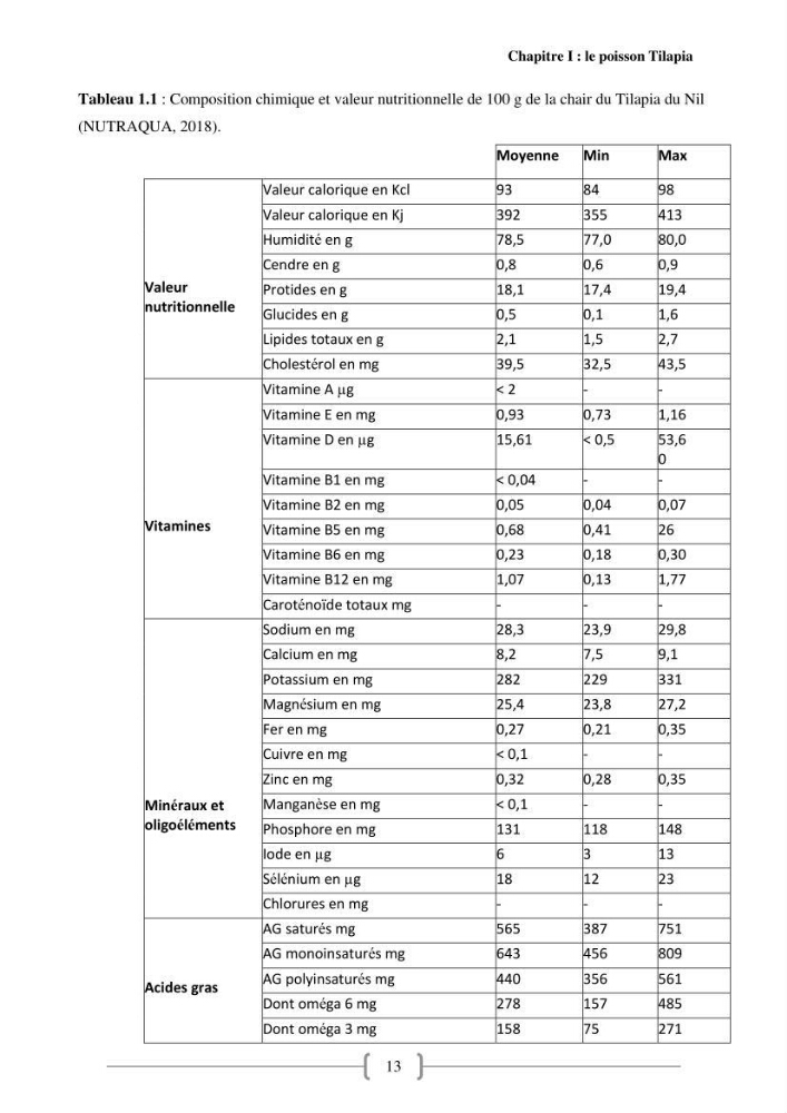 Effet de la qualité de l’eau sur la croissance des poissons d’eau douce