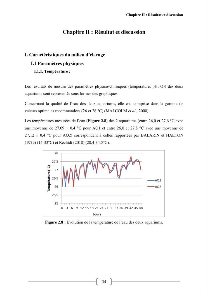 Effet de la qualité de l’eau sur la croissance des poissons d’eau douce