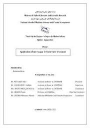 Application of microalgae in wastewater treatment