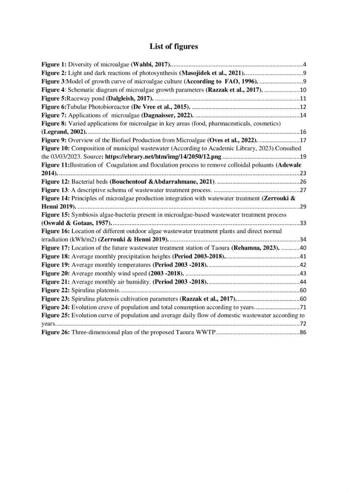 Application of microalgae in wastewater treatment