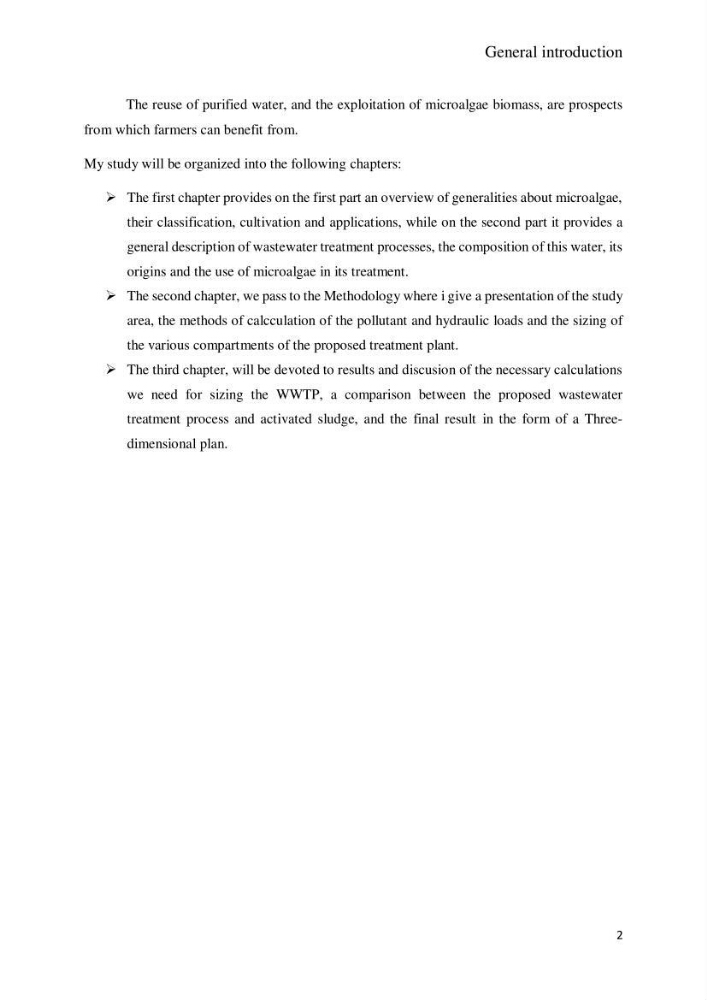 Application of microalgae in wastewater treatment