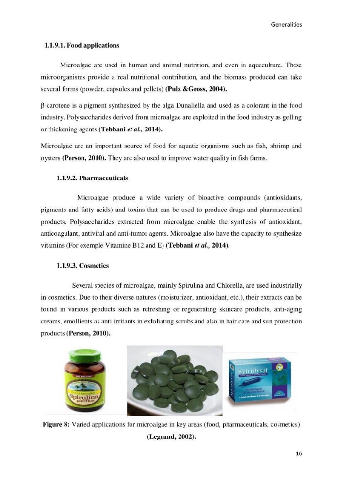 Application of microalgae in wastewater treatment