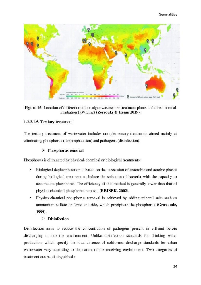 Application of microalgae in wastewater treatment
