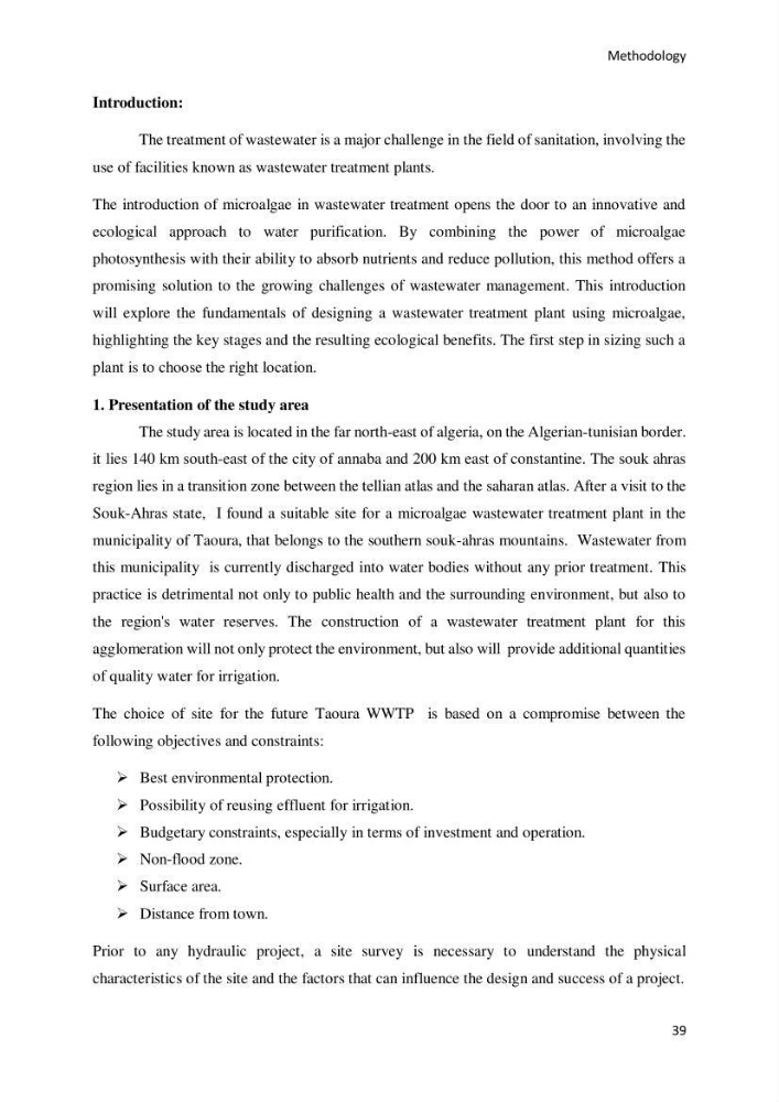 Application of microalgae in wastewater treatment