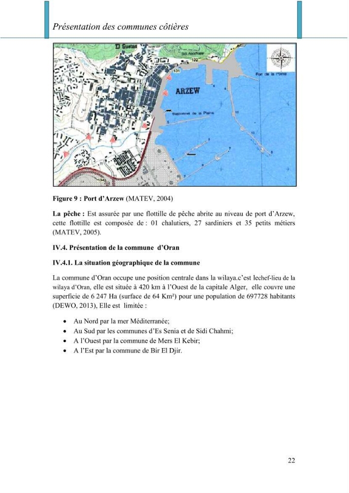 Evaluation de la mise en oeuvre de la loi n° 02-02 relative à la protection et à la valorisation du littoral au niveau de la wilaya d\'Oran