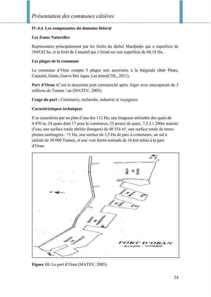 Evaluation de la mise en oeuvre de la loi n° 02-02 relative à la protection et à la valorisation du littoral au niveau de la wilaya d\'Oran