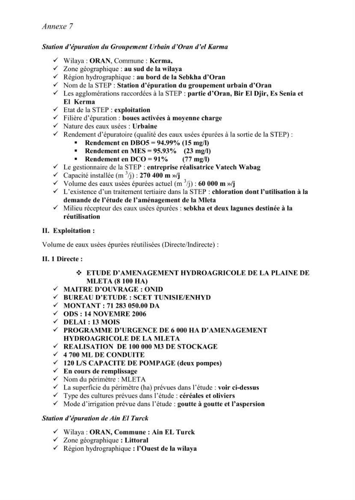 Evaluation de la mise en oeuvre de la loi n° 02-02 relative à la protection et à la valorisation du littoral au niveau de la wilaya d\'Oran