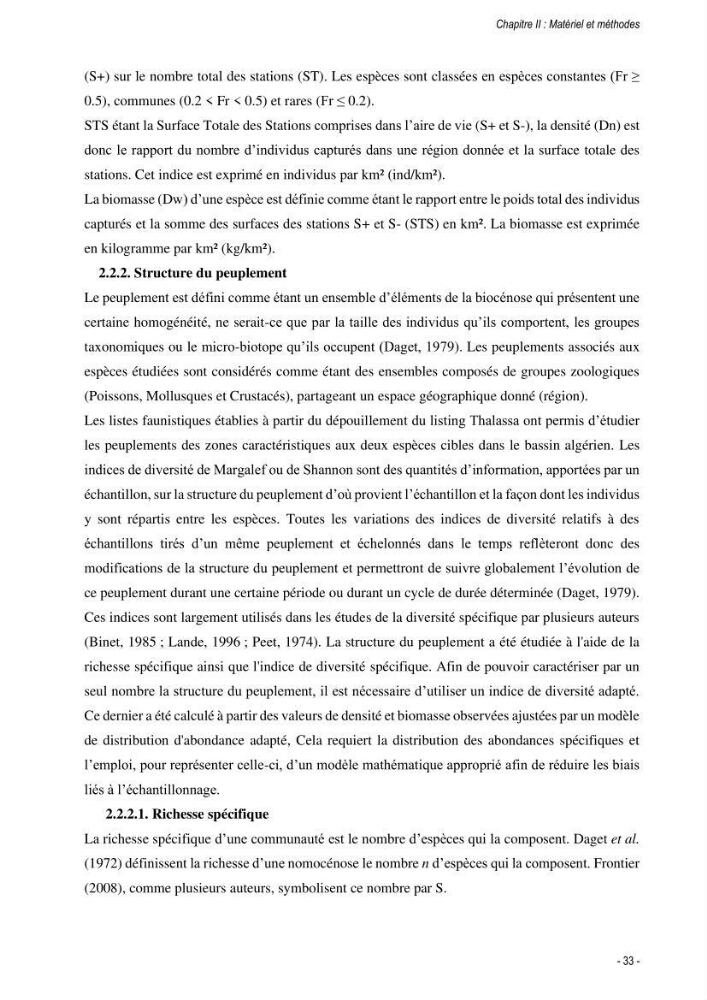 Les crabes chalutés dans le bassin algérien: systématique, Ecologie et Dynamique des populations exploitées
