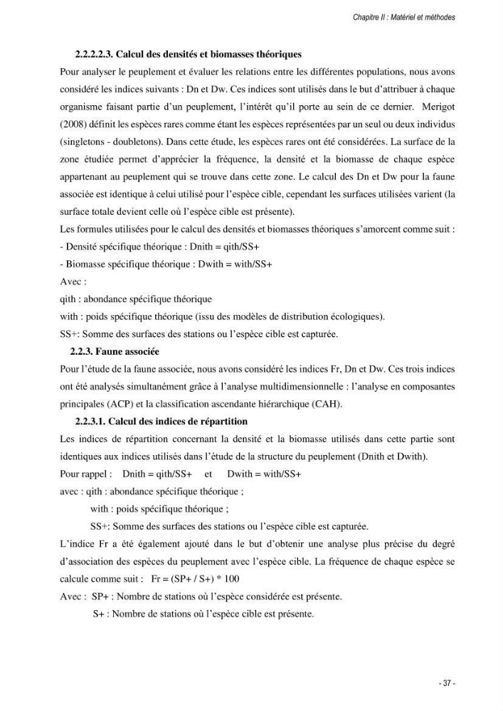 Les crabes chalutés dans le bassin algérien: systématique, Ecologie et Dynamique des populations exploitées