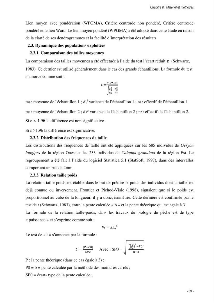 Les crabes chalutés dans le bassin algérien: systématique, Ecologie et Dynamique des populations exploitées