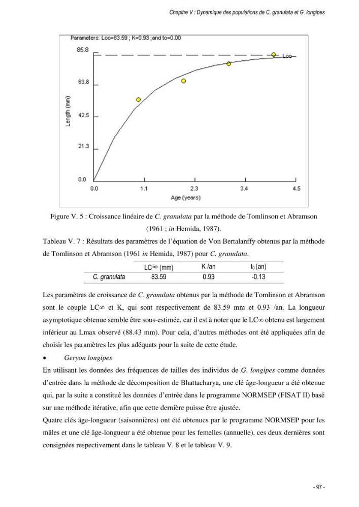 Les crabes chalutés dans le bassin algérien: systématique, Ecologie et Dynamique des populations exploitées