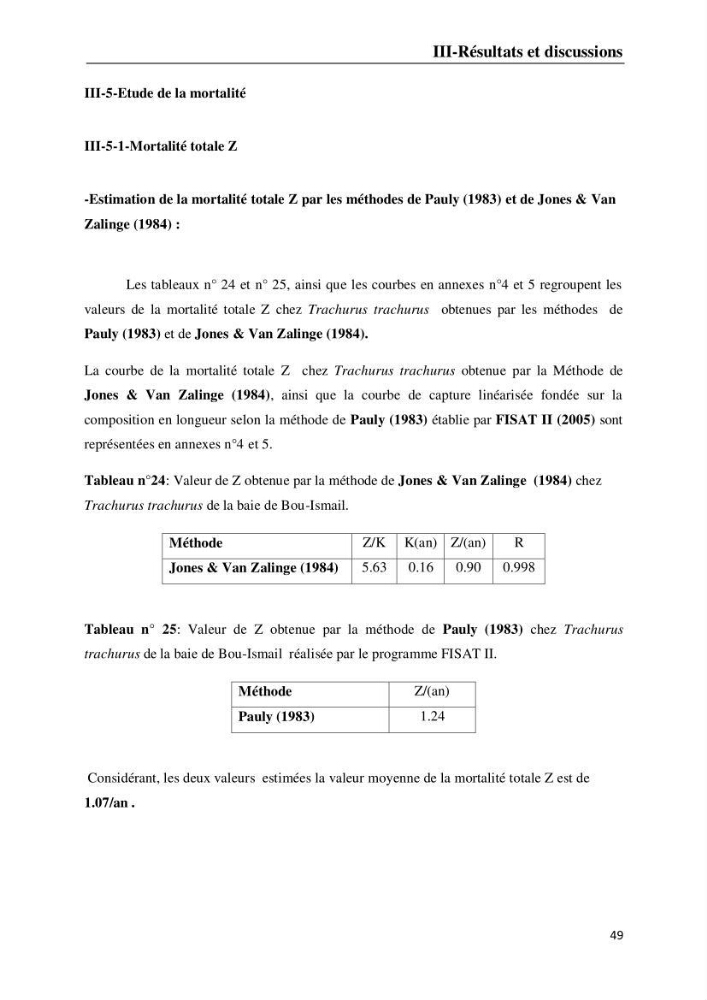 Suivi des paramètres physico-chimiques et des sels nutritifs dans la baie d\'El-Djamila