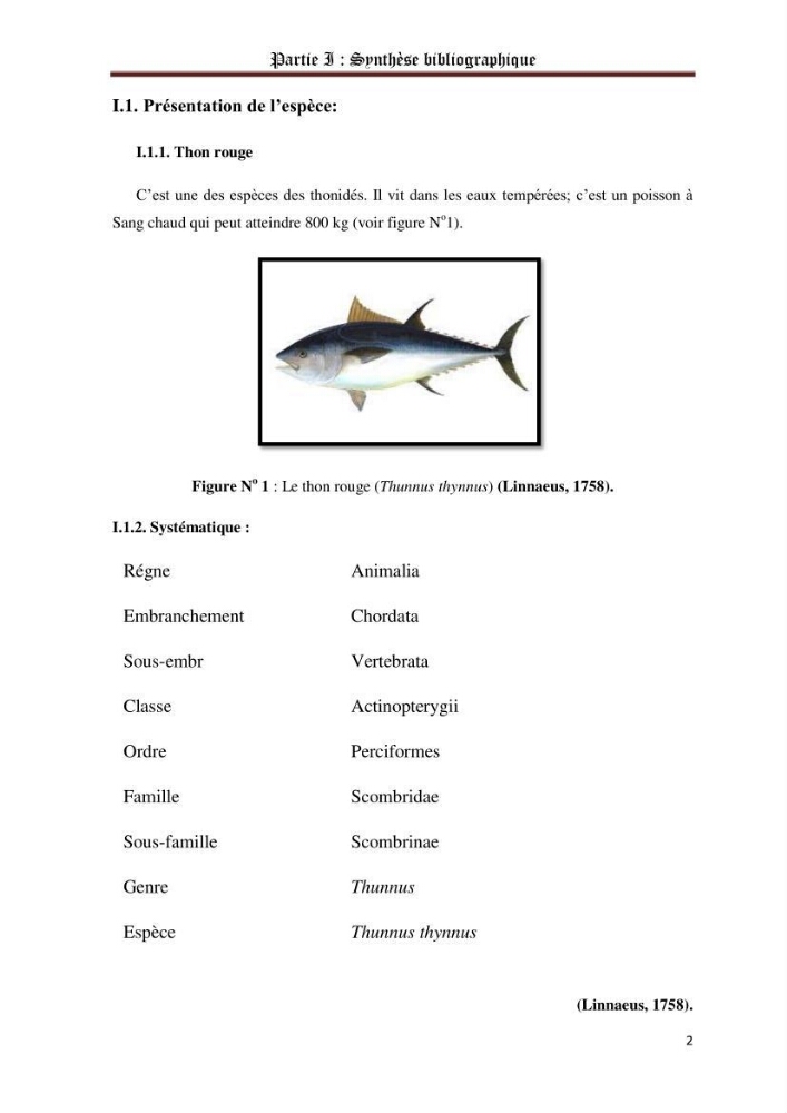 La recherche des entérocoques producteurs d\'histamine dans la chair du thon frais: