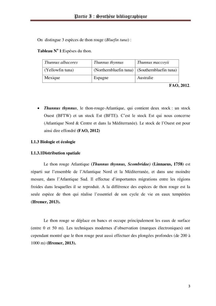 La recherche des entérocoques producteurs d\'histamine dans la chair du thon frais:
