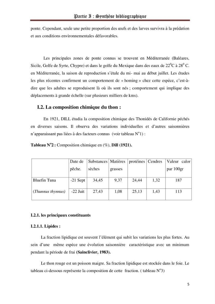 La recherche des entérocoques producteurs d\'histamine dans la chair du thon frais:
