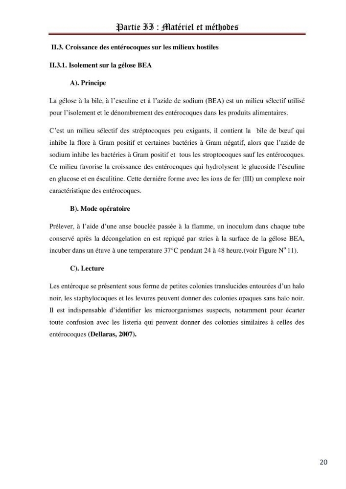 La recherche des entérocoques producteurs d\'histamine dans la chair du thon frais: