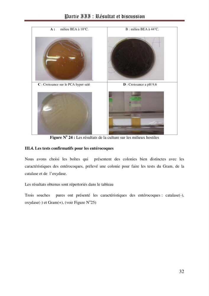 La recherche des entérocoques producteurs d\'histamine dans la chair du thon frais: