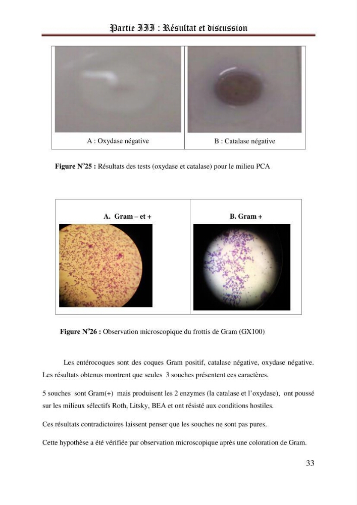 La recherche des entérocoques producteurs d\'histamine dans la chair du thon frais: