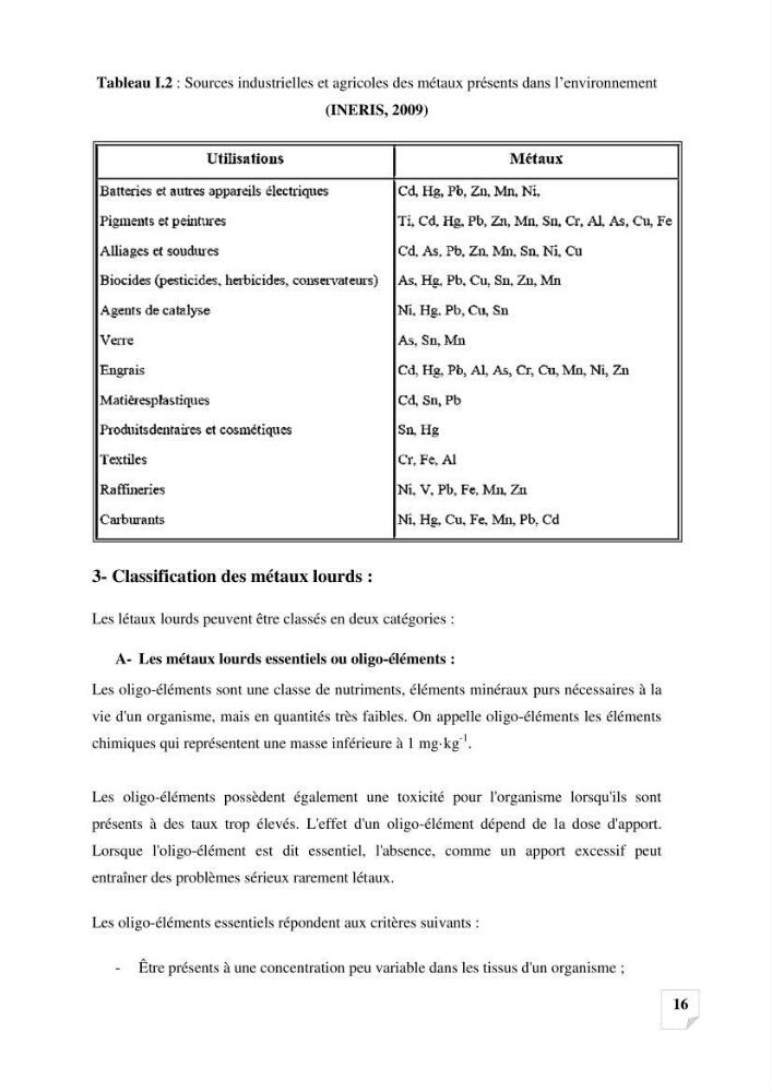 Suivi de la qualité des sédiments superficiels de Fouka marine par les métaux lourds