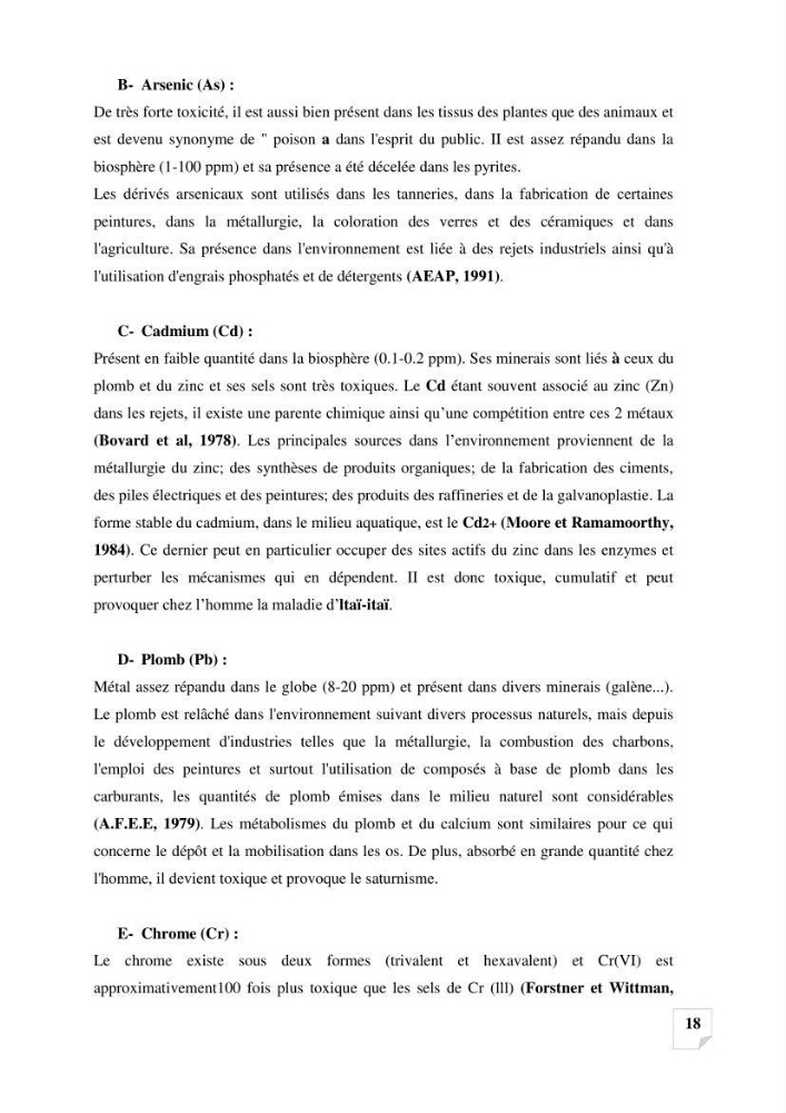 Suivi de la qualité des sédiments superficiels de Fouka marine par les métaux lourds