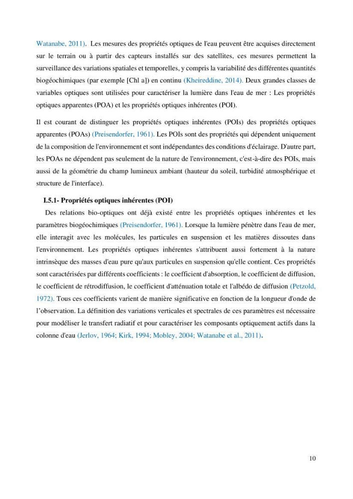 Evaluation de la couleur et de la qualité biologique des eaux marines de la côte algéroise à partir de l\'imagerie satellite et modélisation du phytoplancton marin